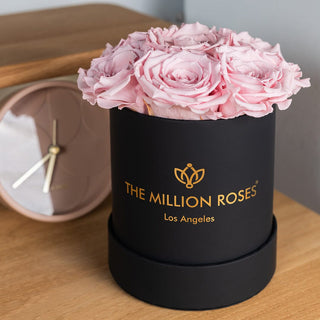 Basic Black Box | Light Pink Roses - Hidden Candles