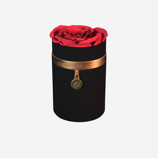 One in a Million™ Round Black Box | Charm Edition | Coral Rose - Hidden Candles