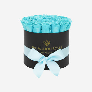 Classic Black Box | Turquoise Roses - Hidden Candles