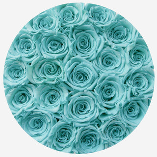 Classic Black Box | Turquoise Roses - Hidden Candles