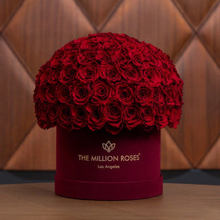 Supreme Bordeaux Suede Superdome Box | Burgundy Roses - Hidden Candles