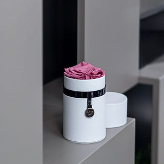 One in a Million™ Round White Box | Charm Edition | Pink Rose - Hidden Candles
