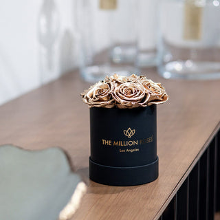 Basic Black Box | Gold Roses - Hidden Candles