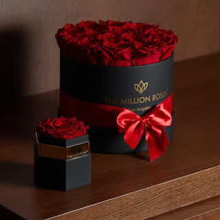 One in a Million™ Black Hexagon Box | Red Rose - Hidden Candles