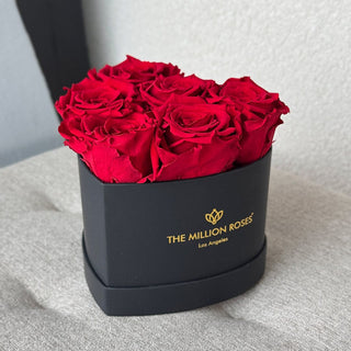 Baby Heart Black Box | Red Roses - Hidden Candles