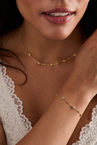 Floret Chain Bracelet - Hidden Candles