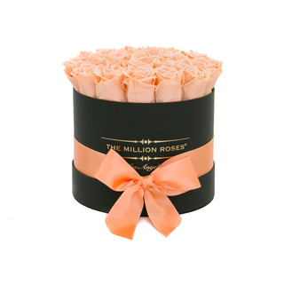 Classic Black Box | Peach Roses - Hidden Candles
