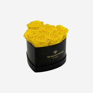 Baby Heart Black Box | Yellow Roses - Hidden Candles