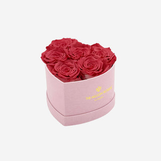Baby Heart Light Pink Box | Coral Roses - Hidden Candles