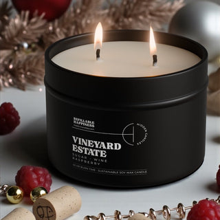 Vineyard Estate Candle 10.6 oz – Cranberry, Wine Spice & Vanilla Sugar