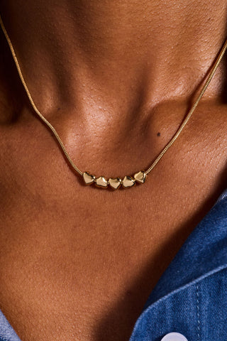 Heart Slider Necklace - Hidden Candles