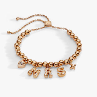 'Mrs" Beaded Bubble Bolo Bracelet - Hidden Candles