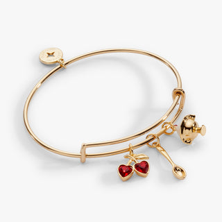 'My Cherry Amour' Ice - Cream Sundae Multi Charm Bangle - Hidden Candles