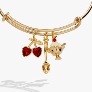 'My Cherry Amour' Ice - Cream Sundae Multi Charm Bangle - Hidden Candles