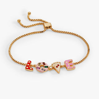 Sweet Shop 'Love' Adjustable Bolo Bracelet - Hidden Candles